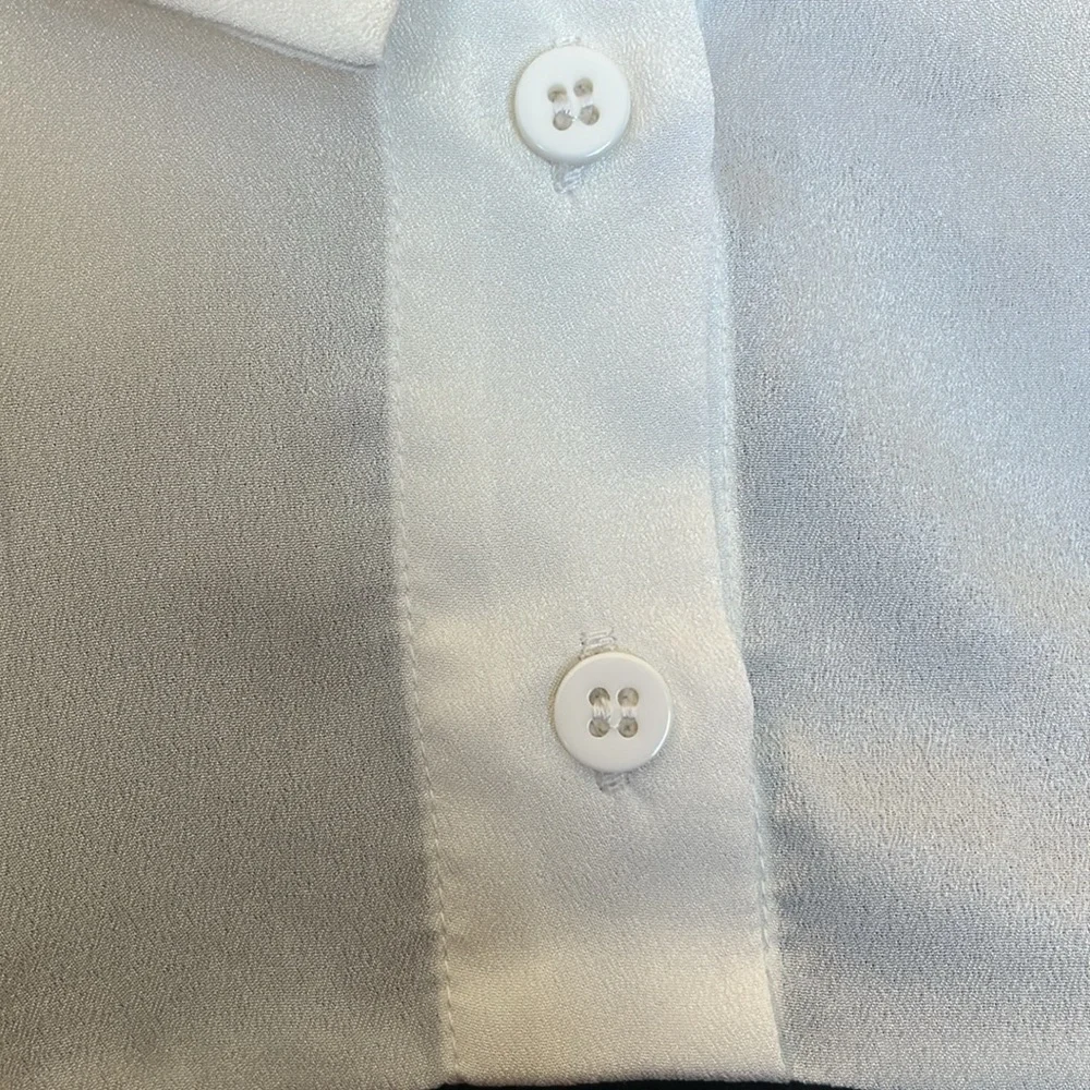 Eloquii Black & Ivory Fit & flare Contrast Corset style w/semi sheer Top Size 14 - Picture 10 of 11